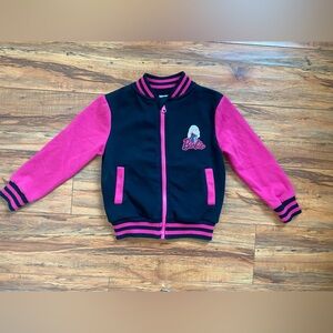 Barbie Pink and Black Logo Jacket sz5